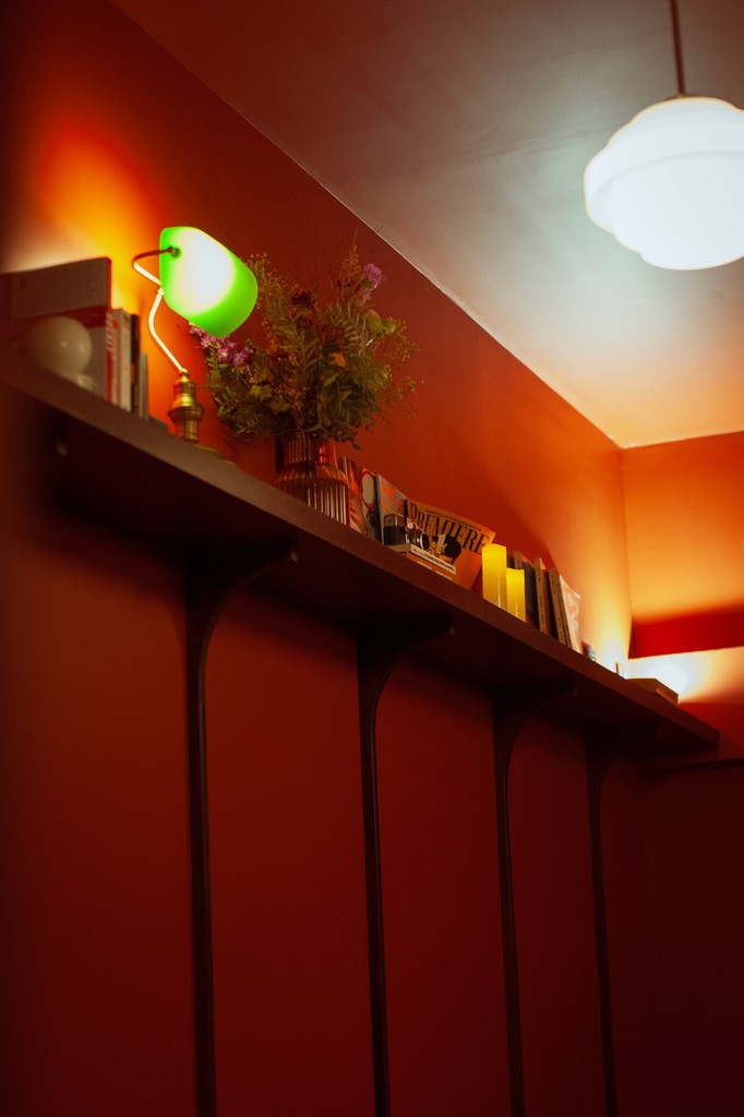Escalier et plantes de la maison des Chartrons